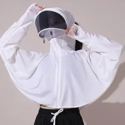 Windjacke mit Kapuze und UV-Schutz – leichte Outdoor-Bekleidung aus Eisseide