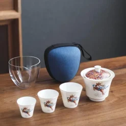 Winter-Teetassen-Set aus Keramik – Zauberhaftes saisonales Trinkgeschirr