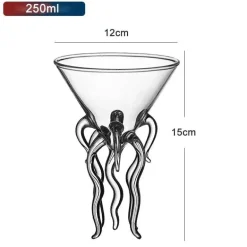 Wirbelglas-Strohhalmbecher für Partys, Nachtclubs, elegantes und lustiges Trinkgeschirr