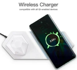 Wireless Charger LED Night Light - 2-in-1 Design