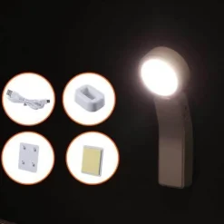 Wireless Rechargeable Motion Sensor LED Night Light - Bedside Lamp