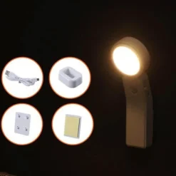 Wireless Rechargeable Motion Sensor LED Night Light - Bedside Lamp
