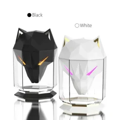 Wolfskopf-Luftbefeuchter – Aromatherapie-Diffusor für ätherische Öle, Nachtlampe