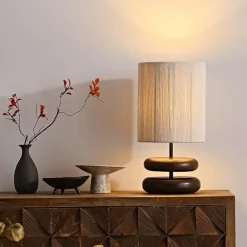 WoodWave Desk Lamp - Modern Wooden Table Light