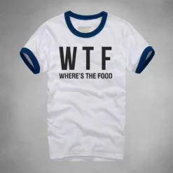 WTF Wo ist das Essen T-Shirt - Lustiges Foodie T-Shirt