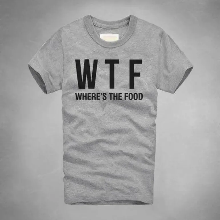 WTF Wo ist das Essen T-Shirt - Lustiges Foodie T-Shirt