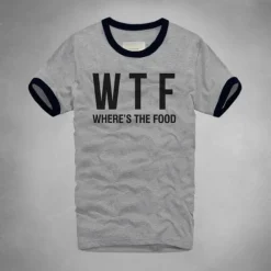 WTF Wo ist das Essen T-Shirt - Lustiges Foodie T-Shirt