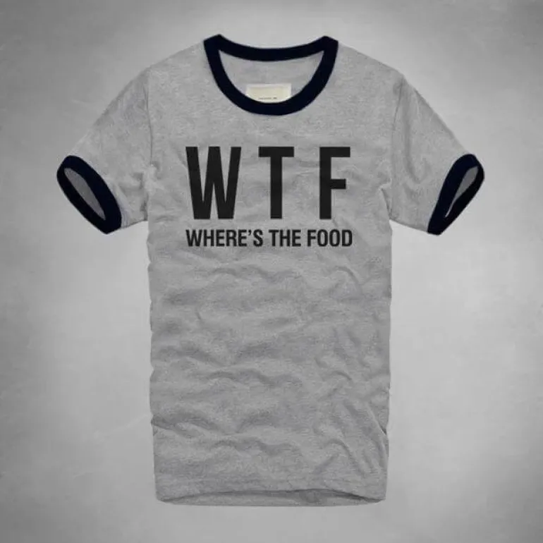WTF Wo ist das Essen T-Shirt - Lustiges Foodie T-Shirt
