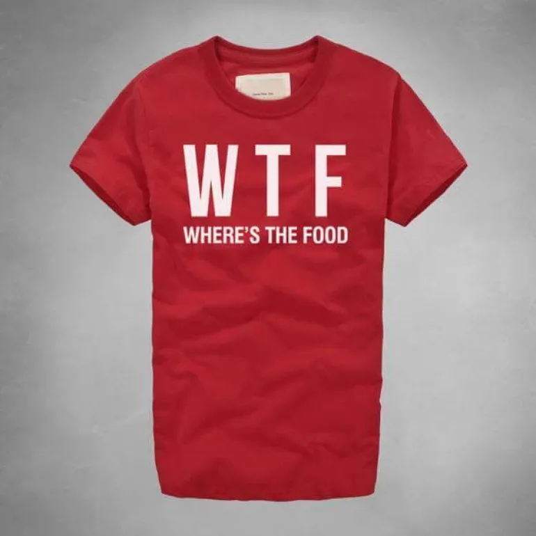 WTF Wo ist das Essen T-Shirt - Lustiges Foodie T-Shirt