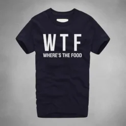 WTF Wo ist das Essen T-Shirt - Lustiges Foodie T-Shirt