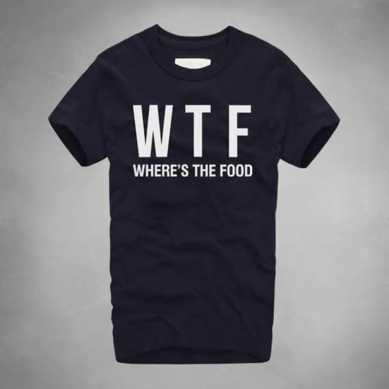 WTF Wo ist das Essen T-Shirt - Lustiges Foodie T-Shirt