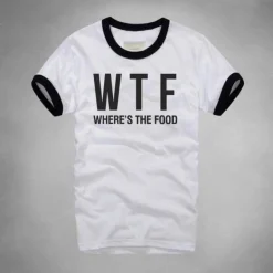 WTF Wo ist das Essen T-Shirt - Lustiges Foodie T-Shirt