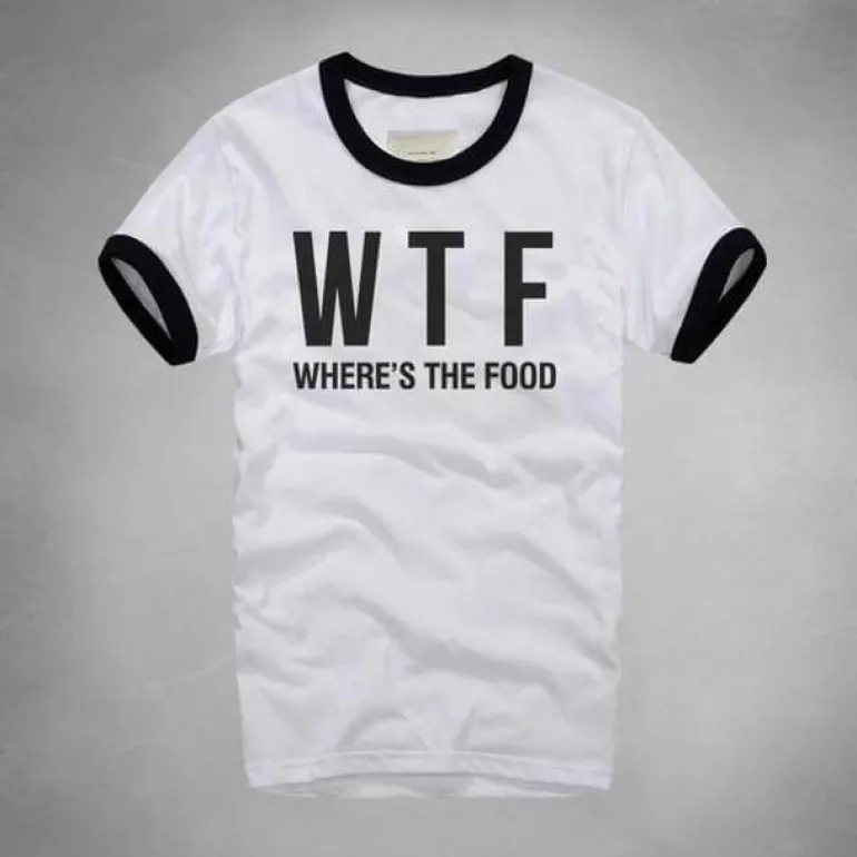 WTF Wo ist das Essen T-Shirt - Lustiges Foodie T-Shirt