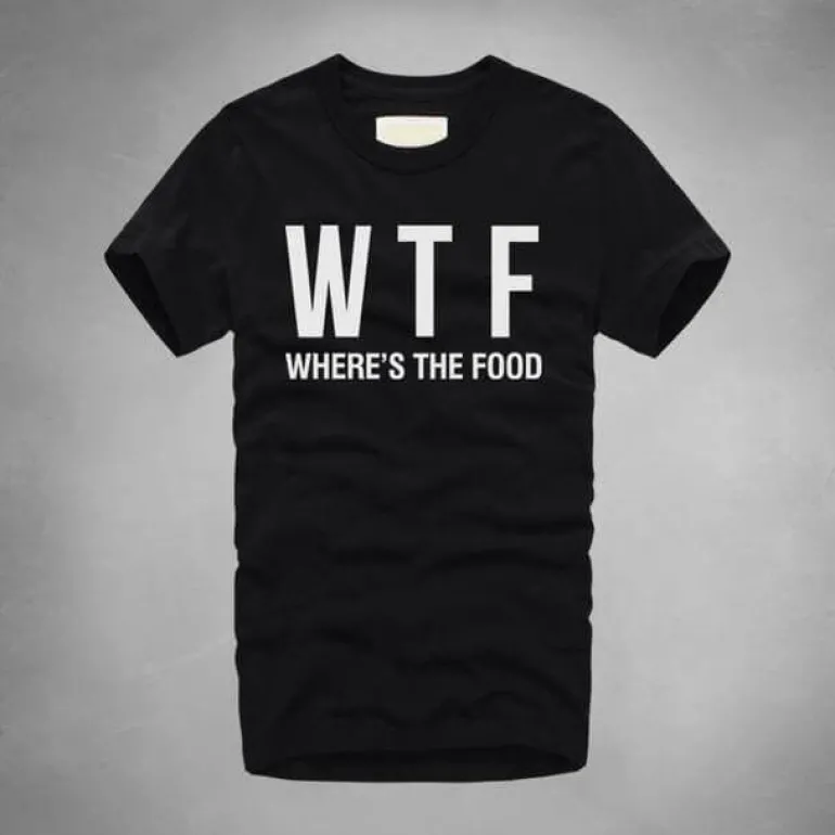 WTF Wo ist das Essen T-Shirt - Lustiges Foodie T-Shirt