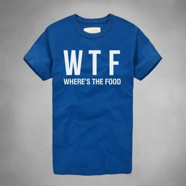 WTF Wo ist das Essen T-Shirt - Lustiges Foodie T-Shirt