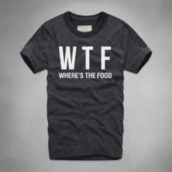 WTF Wo ist das Essen T-Shirt - Lustiges Foodie T-Shirt