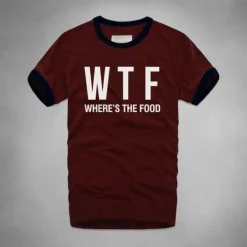 WTF Wo ist das Essen T-Shirt - Lustiges Foodie T-Shirt