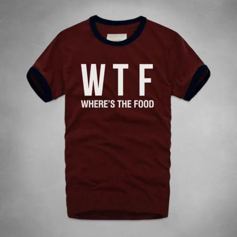 WTF Wo ist das Essen T-Shirt - Lustiges Foodie T-Shirt