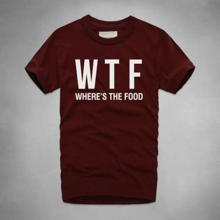 WTF Wo ist das Essen T-Shirt - Lustiges Foodie T-Shirt