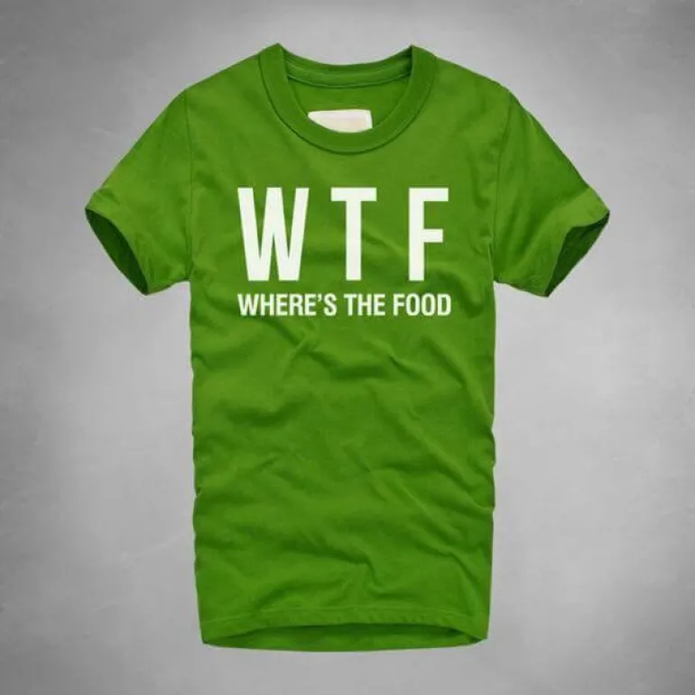WTF Wo ist das Essen T-Shirt - Lustiges Foodie T-Shirt