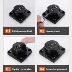 Zahlenschloss – Sicherheitskennwortschloss für erhöhte Sicherheit