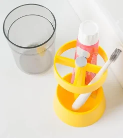 Zahnbürstenhalter – Staubdichter Badezimmer-Organizer