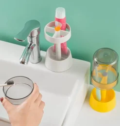 Zahnbürstenhalter – Staubdichter Badezimmer-Organizer