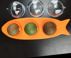 Zahnpflege-Kauspielzeug für Katzen, 3-in-1-Backenzahn-Reinigungsstab für frischen Atem, gesunde Zähne