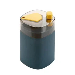 Zahnstocherhalter aus Edelstahl – Organizer-Ständer mit automatischer Federabdeckung