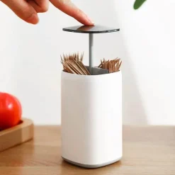 Zahnstocherhalter-Spender - Pop-up-Desktop-Organizer