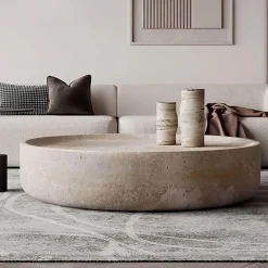 Zariah Travertin Couchtisch