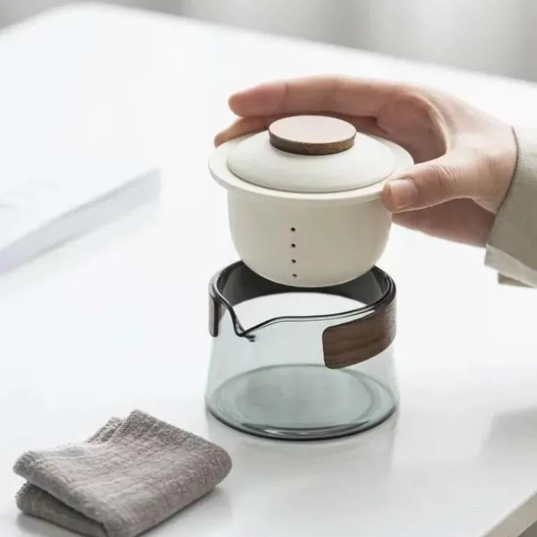 Zen-Teeset – Teekanne und Teetasse für zu Hause und unterwegs