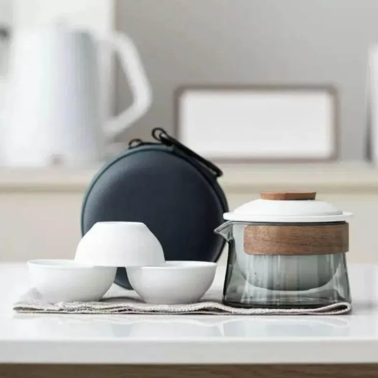 Zen-Teeset – Teekanne und Teetasse für zu Hause und unterwegs