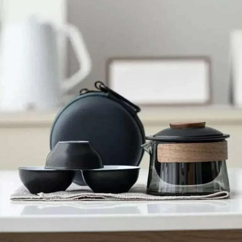 Zen-Teeset – Teekanne und Teetasse für zu Hause und unterwegs