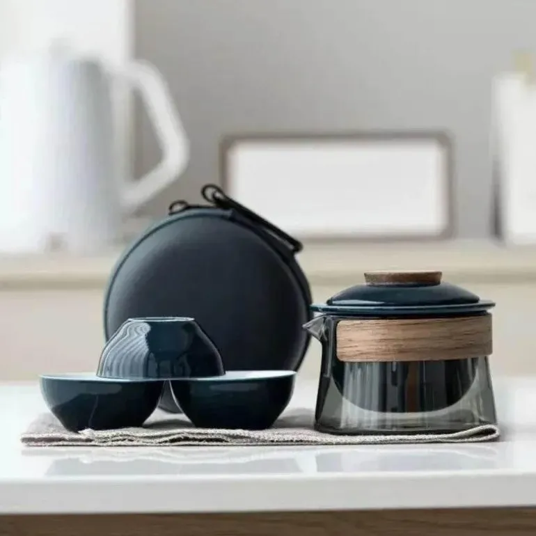 Zen-Teeset – Teekanne und Teetasse für zu Hause und unterwegs