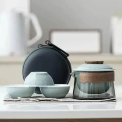 Zen-Teeset – Teekanne und Teetasse für zu Hause und unterwegs