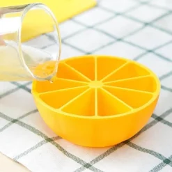 Zitronen-Eiswürfelform – 10-Mulden-Form für kreative Getränke