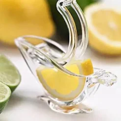 Zitronenpresse aus Acryl - Transparente Zitruspresse