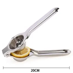 Zitronenpresse aus Edelstahl, manuelle Zitruspresse