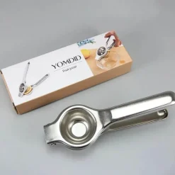 Zitronenpresse aus Edelstahl, manuelle Zitruspresse