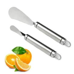 Zitrusschälmesser aus Edelstahl – Küchenwerkzeug für Orangen und Zitronen