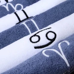 Zodiac Bath Towel Set - Astrological Decor Towels