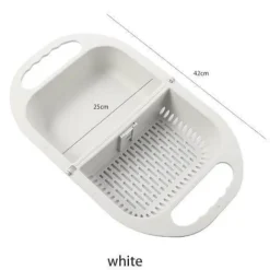 Zusammenklappbarer Abflusskorb – faltbares Küchenspülensieb