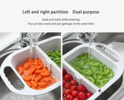 Zusammenklappbarer Abflusskorb – faltbares Küchenspülensieb