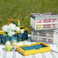 Zusammenklappbarer Einkaufskorb – Faltbare Tragetasche für einfaches Tragen