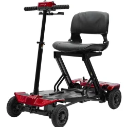 Zusammenklappbarer Elektroroller für Senioren – Einfache Mobilitätslösung per Knopfdruck