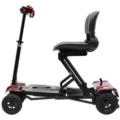 Zusammenklappbarer Elektroroller für Senioren – Einfache Mobilitätslösung per Knopfdruck