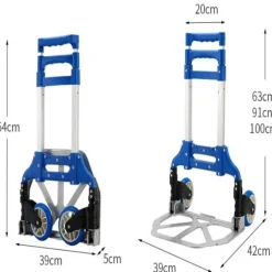 Zusammenklappbarer Mehrzweckwagen – Tragbarer Allzweck-Reisetrolley