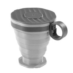 Zusammenklappbarer Reisebecher aus Silikon – Teleskop-Klappbecher