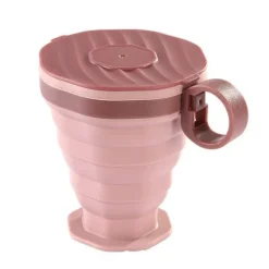 Zusammenklappbarer Reisebecher aus Silikon – Teleskop-Klappbecher